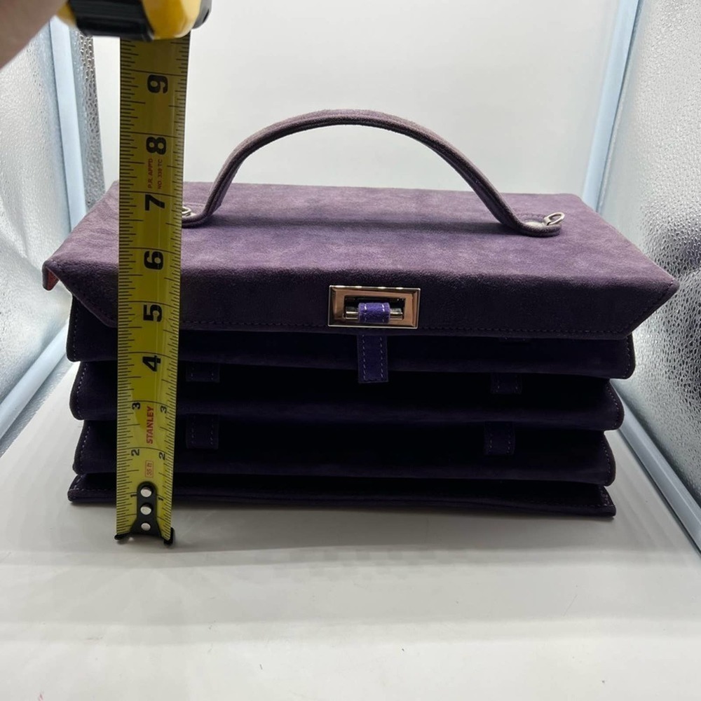 HESTER VAN EEGHEN women’s purple accordion limited edition purse from Amsterdam - Picture 12 of 16